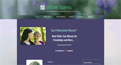 Desktop Screenshot of blithespirits.net